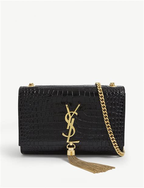 ysl small crocodile bag|Shop Saint Laurent Small Kate Crocodile.